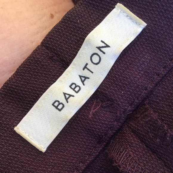 Aritzia Babaton Dexter Pants in Maroon Size Small - Picture 5 of 5